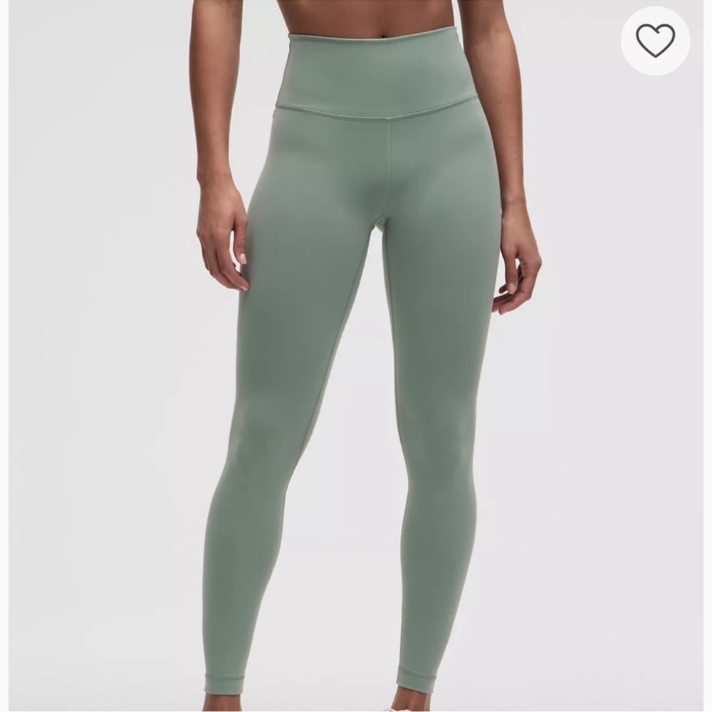 High-Waisted Sage Green Leggings